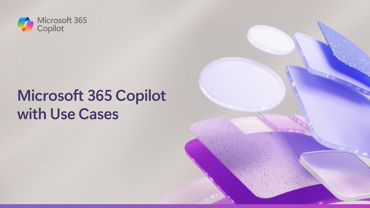 หลักสูตร Microsoft 365 Copilot พร้อมกรณีการใช้งาน | Microsoft 365 Copilot with Use Cases 00854